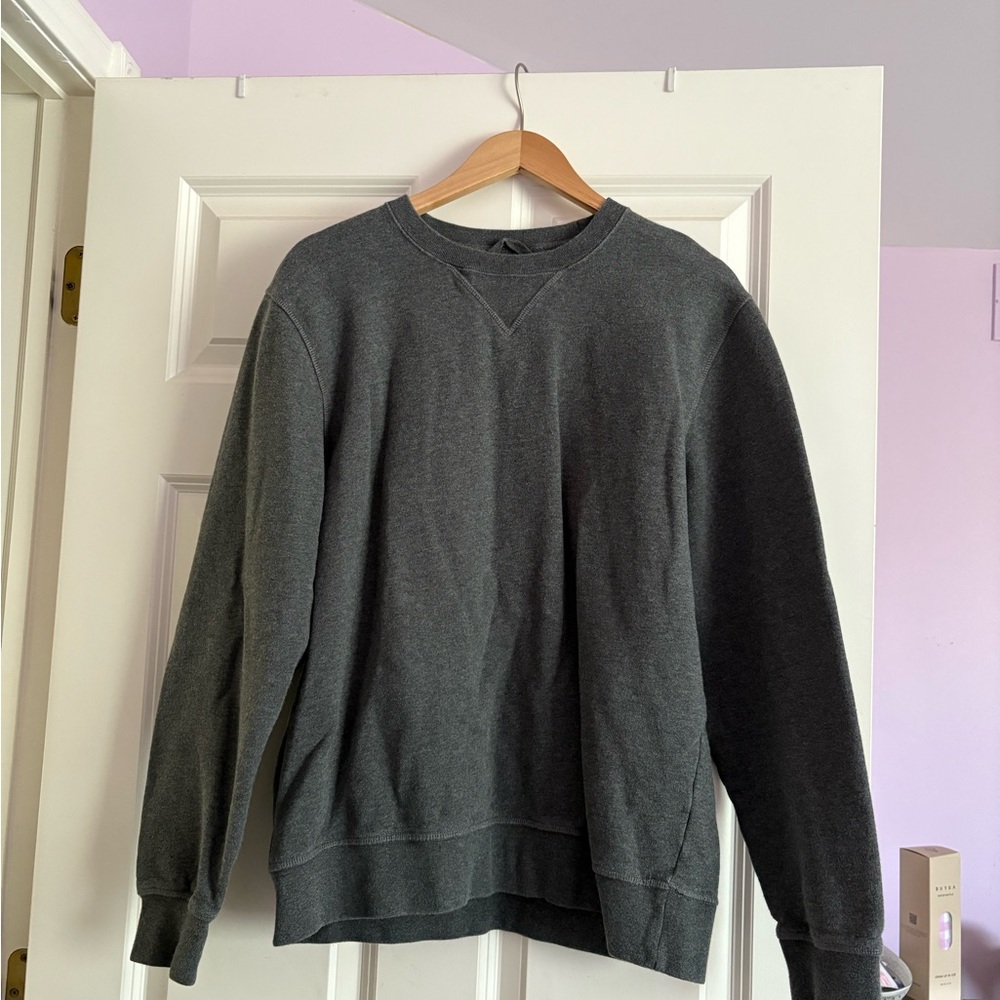 L.L. Bean Men's Charcoal Crewneck Sweater